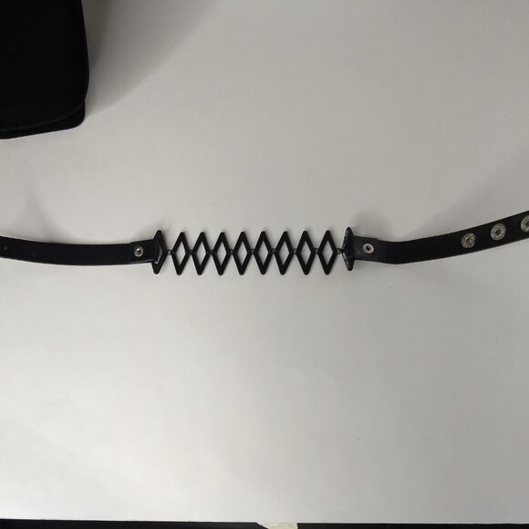 Triangular Choker Marked Red Rhinestone Goth Whimsigoth Dark Academia Adjustable - Picture 7 of 10